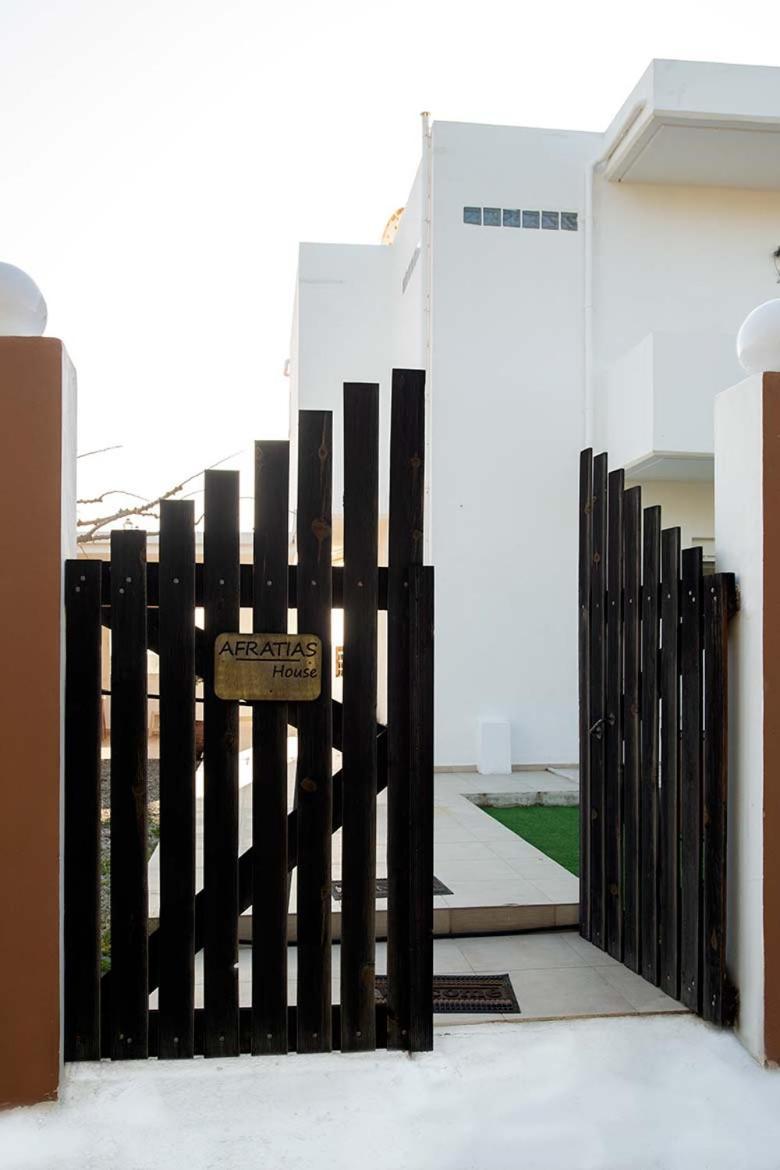 Afrathias Beachhouse - Cretan Hideaway Kalamaki  Exterior foto